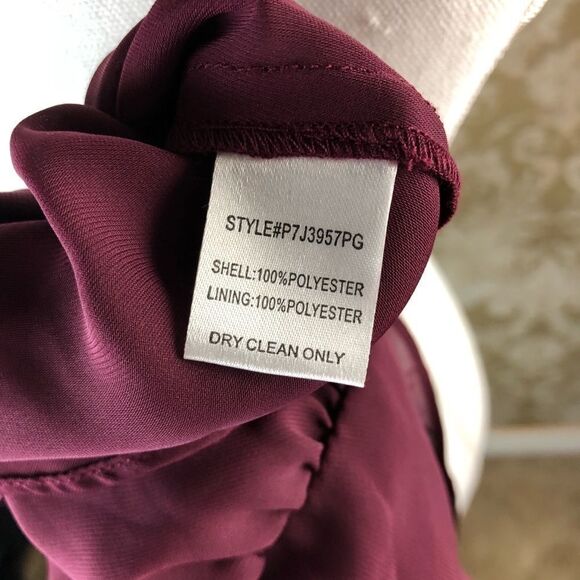 Parker Women's Asymmetric Sleeve A-Line Dress NWT - Picture 5 of 8